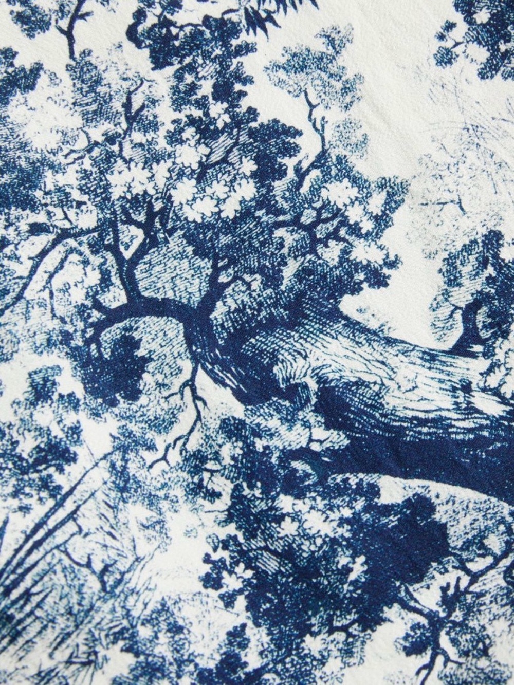 Commense Blue Toile Wide-Leg Pant Set - Picture 9 of 9